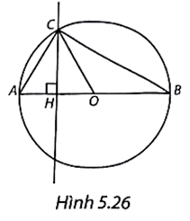 Cho đường tròn (O), đường kính AB = 4.căn bậc hai 3 cm. Điểm C thuộc đường tròn tâm O